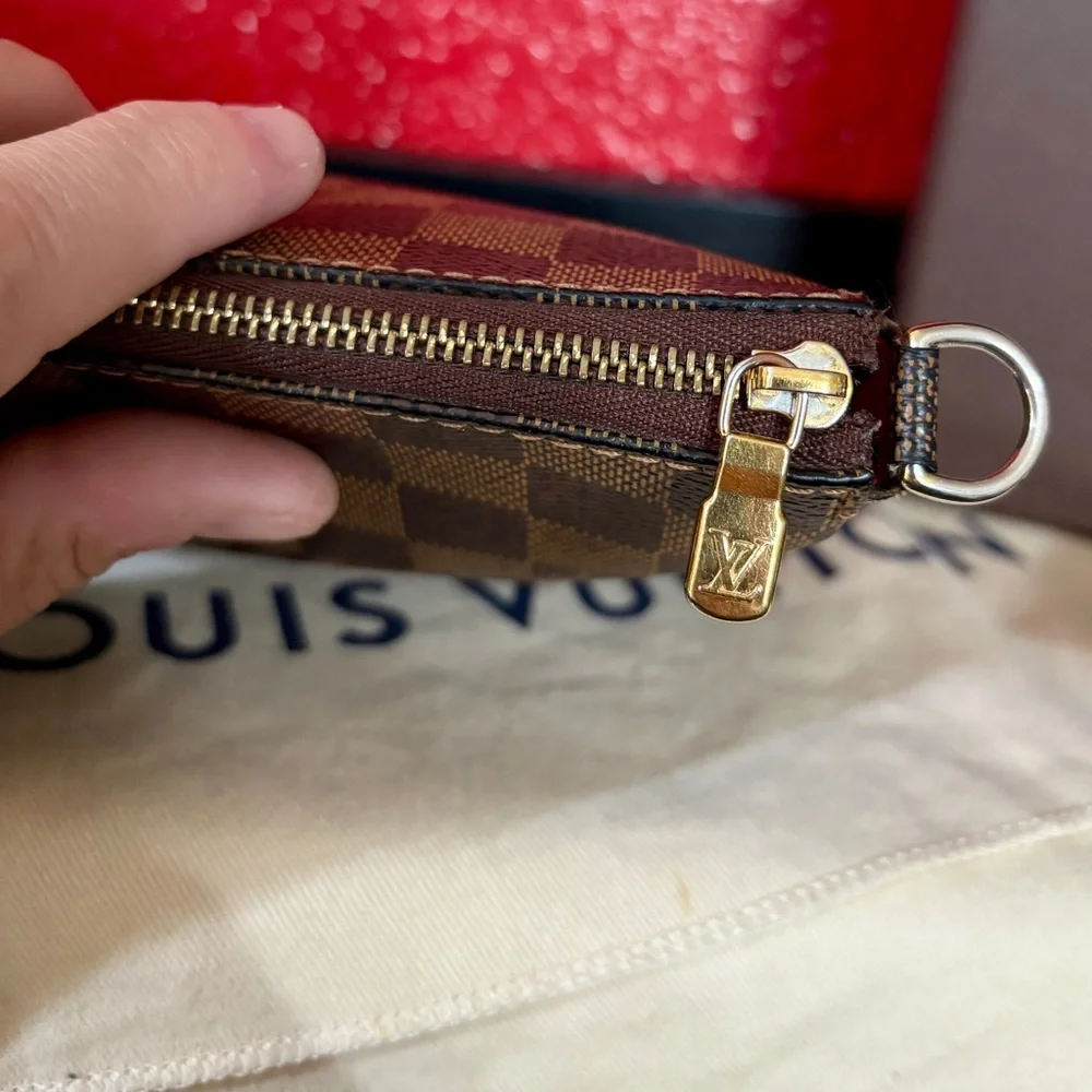 Auth Pochette Accessories NM (2012) Damier Ebene - Picture 4 of 15